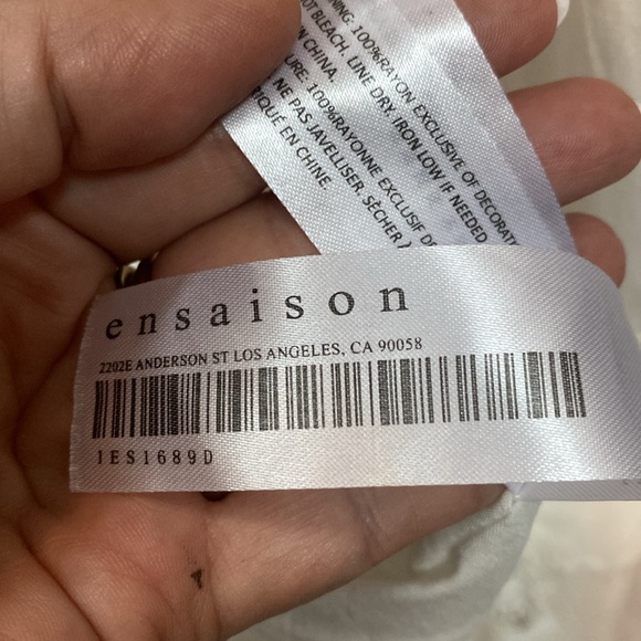 En Saison Tiered Lace Detail Midi Dress - Picture 11 of 13